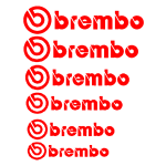 Brembo stabdžių suportų lipdukai 12vnt