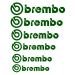 Brembo stabdžių suportų lipdukai 12vnt
