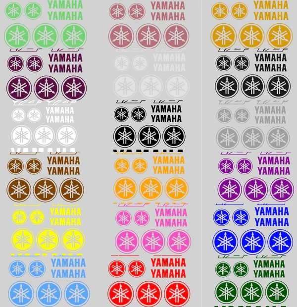 Yamaha YZF - Motociklų lipdukų rinkinys