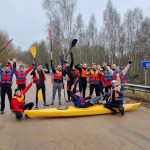 Baidarių nuoma Akmena / pavasarinis plaukimas su TURISTAUK.LT baidarėmis