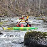 Baidarių nuoma Akmena / pavasarinis plaukimas su TURISTAUK.LT baidarėmis