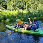 TURISTAUK.LT / Stovyklavietė Dobilų Slėnis: baidarės ir nameliai prie Jūros upės