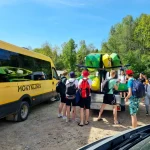 TURISTAUK.LT / Stovyklavietė Dobilų Slėnis: baidarės ir nameliai prie Jūros upės