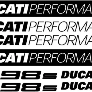 Ducati 1098S - Motociklų lipdukų rinkinys