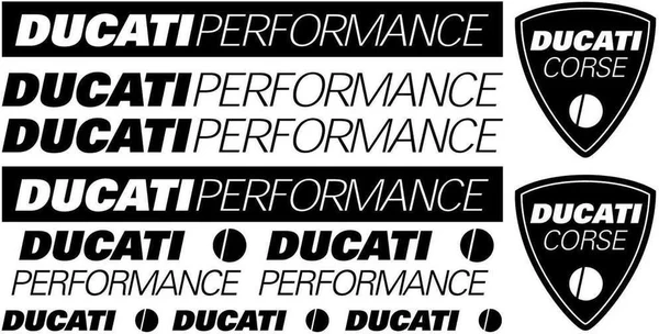 Ducati Performance – motociklo lipdukų rinkinys