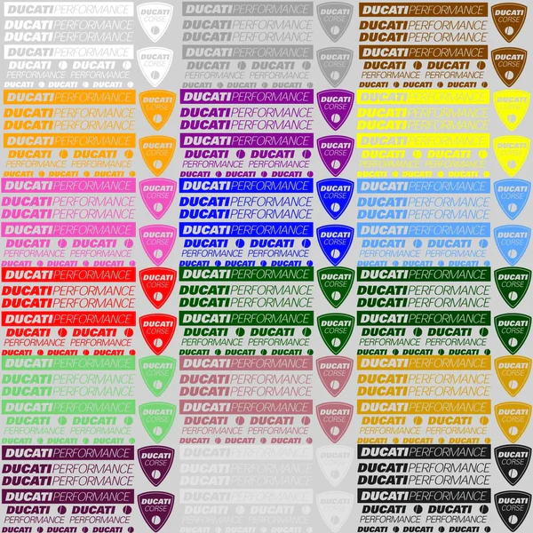 Ducati Performance – motociklo lipdukų rinkinys