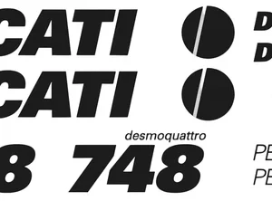 Ducati 748 Desmoquattro - Motociklų lipdukų rinkinys