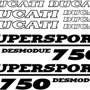 Ducati 750 Desmodue – motociklų lipdukų rinkinys