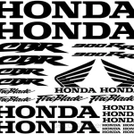 Honda CBR 900RR Motociklų lipdukų rinkinys