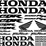 Honda CBR 600RR - Motociklų lipdukų rinkinys
