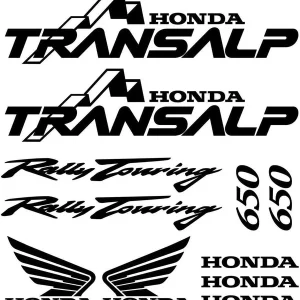 Honda Transalp 650 Motociklų lipdukų rinkinys