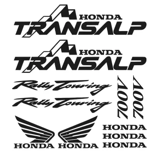Honda Transalp 700V Motociklų lipdukų rinkinys