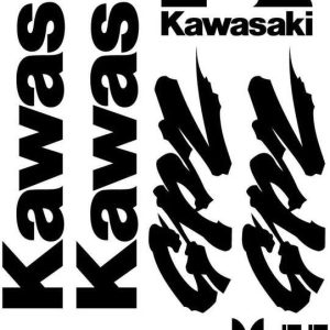 Kawasaki GPZ 750 Motociklų lipdukų rinkinys