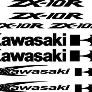 Kawasaki ZX-10R Racing Decal Kit - Motociklų grafikos rinkinys