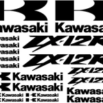 Kawasaki Ninja ZX-12R Motociklų grafikos rinkinys