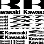 Kawasaki ZX-7R motociklų lipdukų rinkinys
