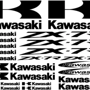 Kawasaki ZX-7R motociklų lipdukų rinkinys