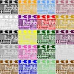 Kawasaki ZX-7R motociklų lipdukų rinkinys