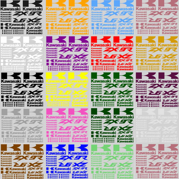 Kawasaki ZX-9R Motociklų lipdukų rinkinys