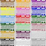 Suzuki RF 900R Motociklų lipdukų rinkinys