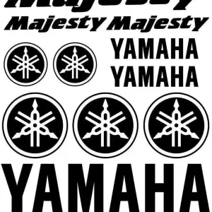 Yamaha Majesty Sport Edition - Motociklų lipdukų rinkinys