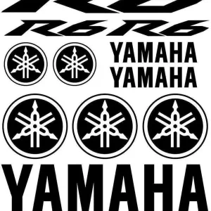 Yamaha R6 - Motociklų lipdukų rinkinys