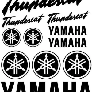 Yamaha Thundercat - Motociklų lipdukų rinkinys