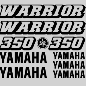 Yamaha 350 Warrior - Motociklų lipdukų rinkinys
