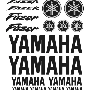 Yamaha Fazer - Motociklų lipdukų rinkinys