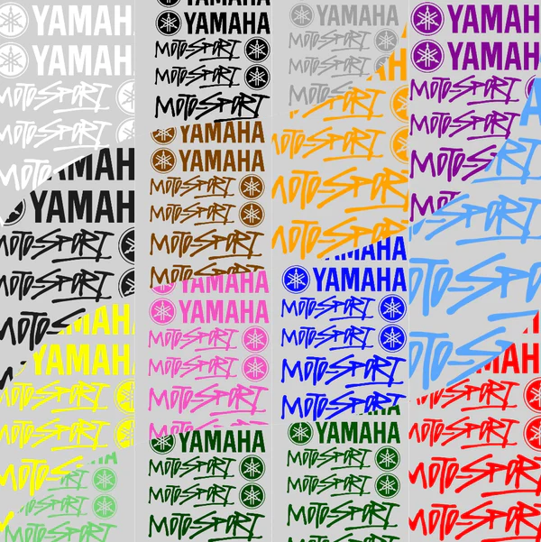 Yamaha Moto-Sport - Motociklų lipdukų rinkinys