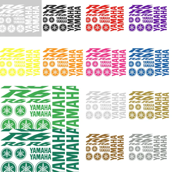 Yamaha R6 lipdukų rinkinys