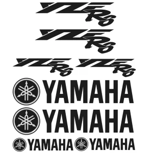 Yamaha R6 YZF - Motociklų lipdukų rinkinys