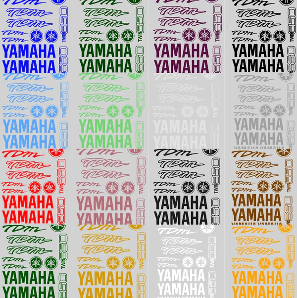 Yamaha TDM Twin 850 - Motociklų lipdukų rinkinys