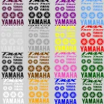 Yamaha Tmax - Motociklų lipdukų rinkinys